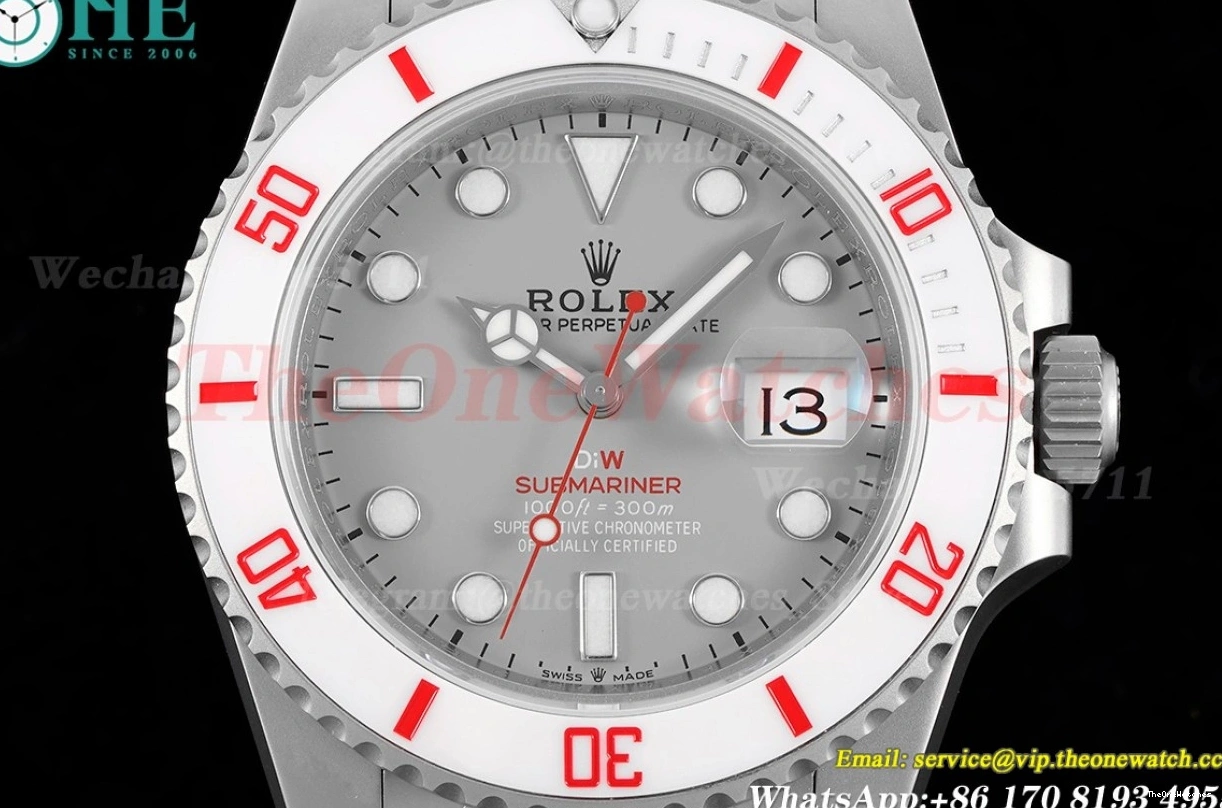 Submariner Grey VS3135 Dial SS SS 40mm 904L DIW VSF 0413